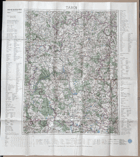 TÁBOR 1:75.000 MAPA