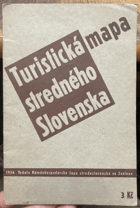 STREDNÉ SLOVENSKO-TURISTICKÁ MAPA 1:400.000