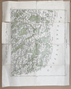 BROUMOV - POLICE N.MET. 1:100.000 MAPA-KARTE