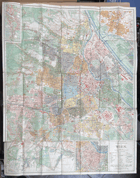 WIEN VÍDEŇ VERKEHRSPLAN 1:15.000 MAPA-KARTE