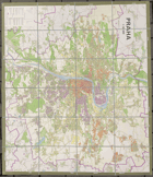 PRAHA - PLÁN MĚSTA 1:18.000 MAPA