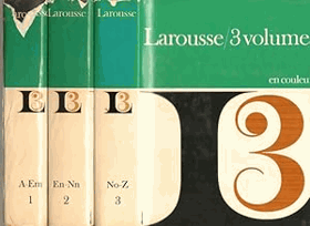 3SVAZKY Larousse trois volumes en couleurs 1-3