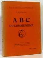 ABC du communisme Bibliothèque Communiste Librairie de l'humanité 1925