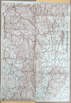 SLOVENSKO A PODKARPATSKÁ RUS. AUTOMAPA 1:600.000 MAPA