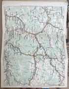ČESKOSLOVENSKÁ REPUBLIKA AUTO-ATLAS 1:300.000 MAPA