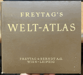 NĚMECKÝ ATLAS SVĚTA. WELT-ATLAS
