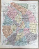 PLAN DE PARIS 1:16.000 MAPA-CARTE