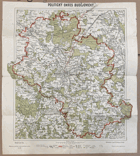 POLITICKÝ OKRES BUDĚJOVICE 1:100.000 MAPA