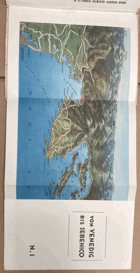 JADRAN-VÝCHOD.DIE ÖSTLICHE KÜSTE DER ADRIA 3x MAPA
