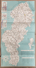 ČESKOSLOVENSKÁ REPUBLIKA MAPA DOPRAVY 1:1,000.000