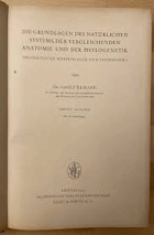 Die Grundlagen des natürlichen Systems, der vergleichenden Anatomie und der Phylogenetik ...