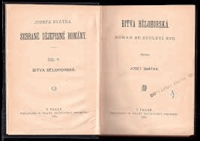 2SVAZKY Bitva bělohorská 1 - 4 Román ze 17. stol.