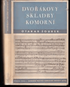 Dvořákovy skladby komorní Charakteristika a rozbory