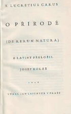 O přírodě De rerum natura