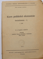 4SVAZKY Kurs politické ekonomie. Předmonopolní kapitalismus Monopolní kapitalismus - ...
