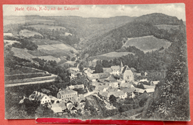 Markt Edlitz, Gesamtansicht aus der Vogelschau Pohled Pohlednice