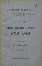 Psychologické zákony vývoje národů