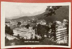 Trenčianské Teplice panorama Pohled Pohlednice