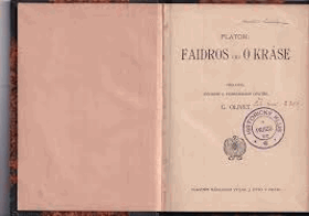 Faidros, čili, O kráse brož včetně obálky !