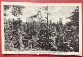 Komáří Vížka Teplice Teplitz Hotel, rozhledna Pohled Pohlednice