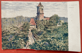 Hrad Zvíkov Pohled Pohlednice