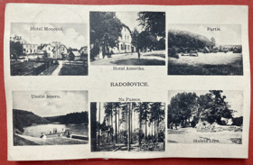 Radošovice Pohled Pohlednice