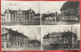 Hořín Mělník Pohled Pohlednice