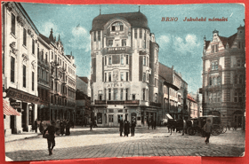Brno Brünn Jakubské náměstí Pohled Pohlednice