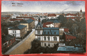 Mor.Ostrava M. Ostrau celkový Pohled Pohlednice