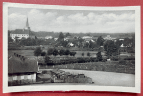 Chropyně panorama Pohled Pohlednice