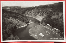 Posázavská stezka SÁZAVA Pohled Pohlednice