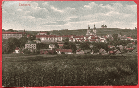 Žamberk Senftenberg Pohled Pohlednice