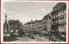 Olomouc Olmütz Adolf Hitler Ring Pohled Pohlednice