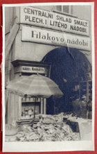 Sklad nádobí Karel Navrátil Pohled Pohlednice