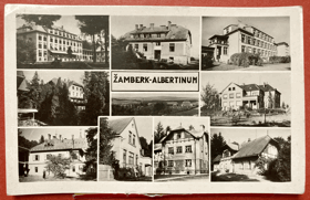 Žamberk Albertinum Orlickoústecko Pohled Pohlednice