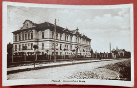 PŘELOUČ hosp.škola Pohled Pohlednice