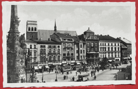 OLOMOUC OLMÜTZ Adolf Hitler Platz Pohled Pohlednic