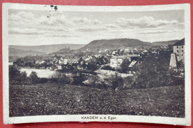 KAADEN KADAŇ Pohled Pohlednice