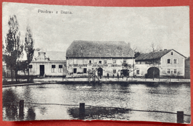 BEZNO Na Šmerhově hostinec a obchod Novotný Pohled Pohlednice