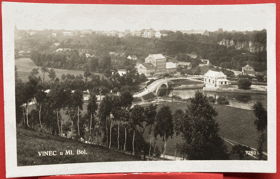 Mladá Boleslav, Vinec, Pohled na město Pohlednice