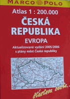 Česká republika EVROPA Atlas 1:200 000 MARCO POLO
