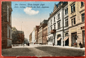Moravská Ostrava Mähr.Ostrau Třída čsl.legií Pohled Pohlednice
