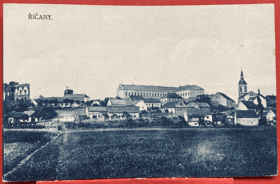 Říčany Praha-východ panorama Pohled Pohlednice