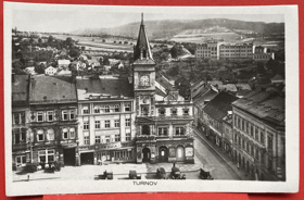 Turnov Turnau Semily Náměstí Radnice, Hotel... Pohled Pohlednice