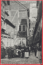Orig.Alt-Hamburg !! De scheebe Steebel am Johannisbollwerk Pohled Pohlednice