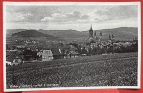 Klatovy Klattau Pohled od vodojemu Šumava Pohled Pohlednice