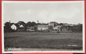 Kolešovice panorama Rakovník Pohled Pohlednice