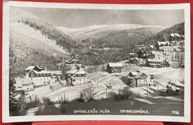 ŠPINDLERŮV MLÝN Krkonoše Trutnov Pohled Pohlednice