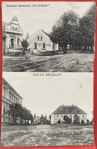 Dolní Břežany Restaurace Na kovárně Pohled Pohlednice