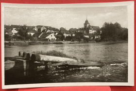 TÝN NAD VLTAVOU ledolam Č Budějovice Pohled Pohlednice